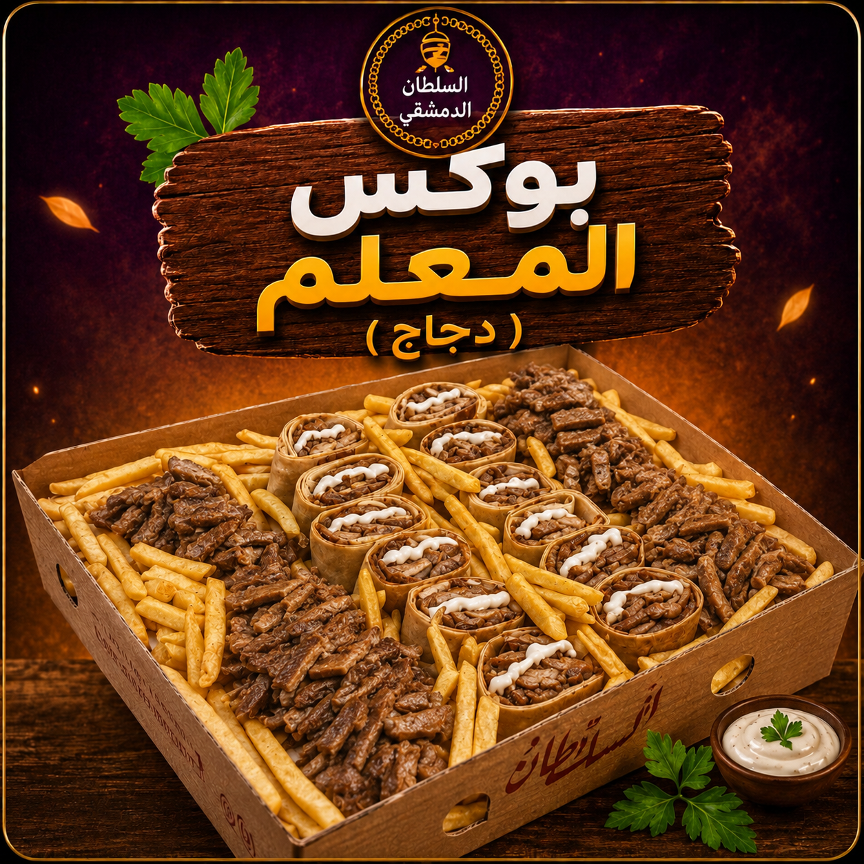 بوكس المعلم ( لحمة )